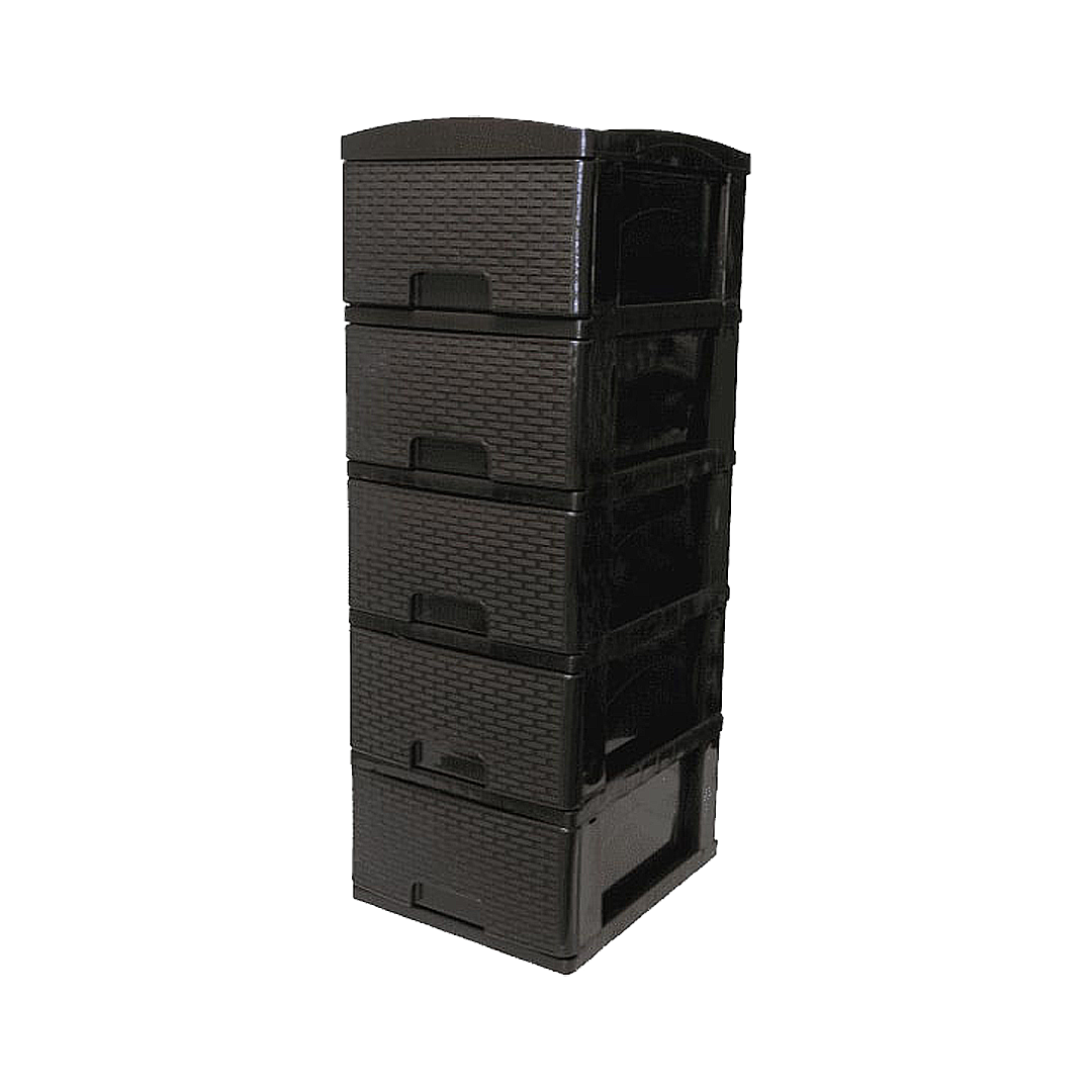 Practimueble pequeño Rattan x5 – Colplast